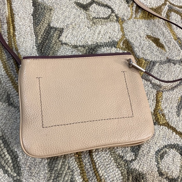 💕 Marc Jacobs leather taupe plum work wear shoulder crossbody bag euc 💕 - Picture 8 of 14